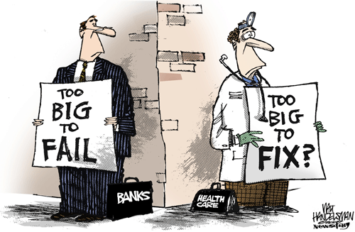 7/17/09 - Health Care Cartoon - Walt Handelsman/Newsday